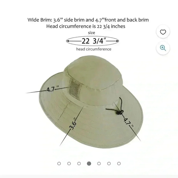 Solaris Sun Hat. NWOT never worn. Green. See full details below. - Picture 7 of 7